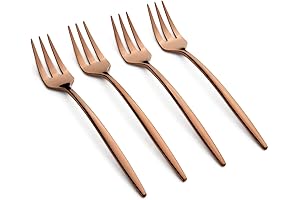 Cambridge Copper Mirror Gaze Cocktail Forks