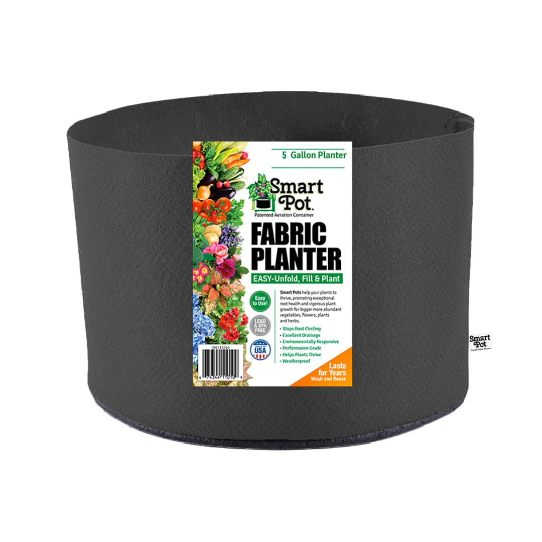 Smart Pot Soft-Sided Fabric Garden Plant Container Aeration Planter Pots