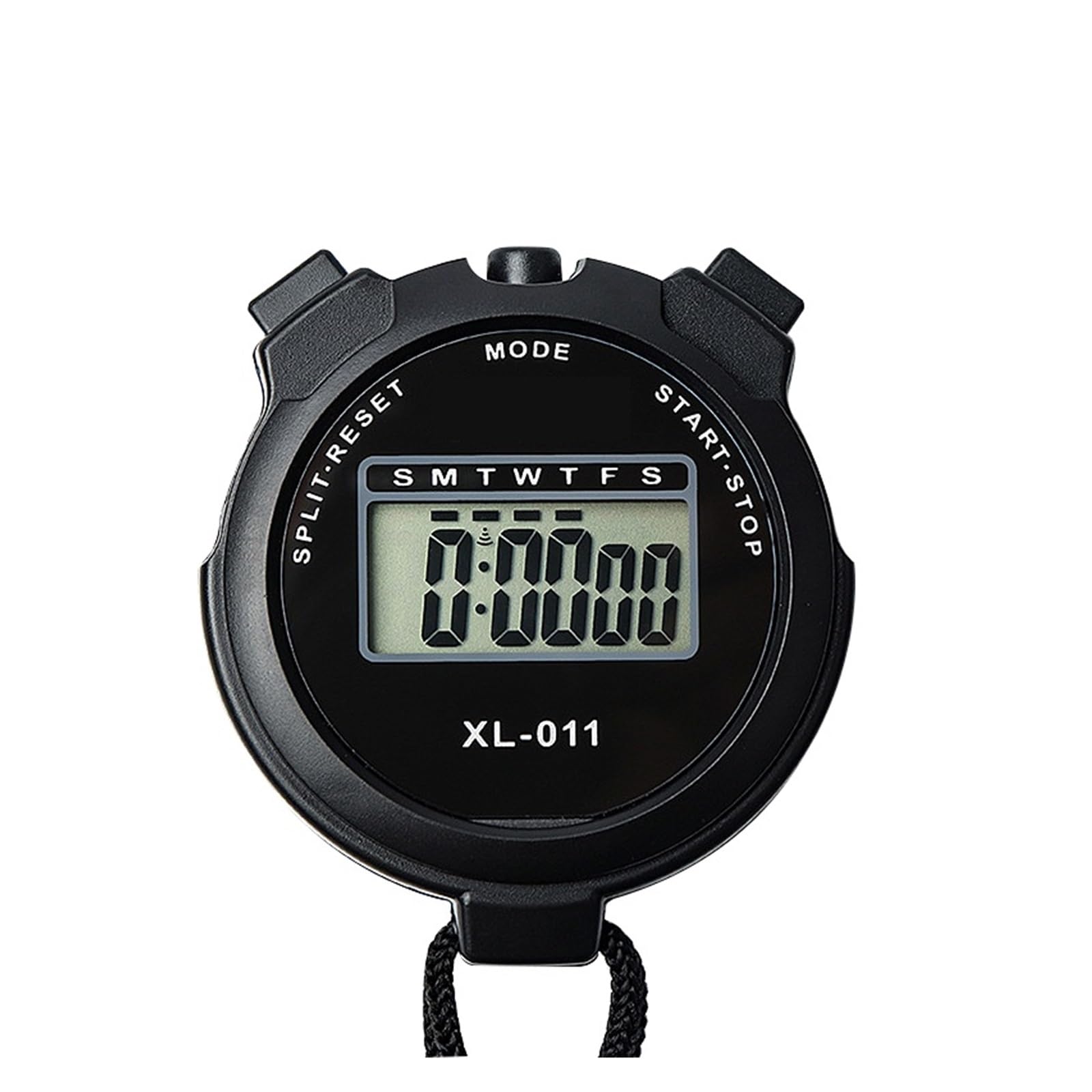 Stopwatches, 0.10s Precision Timer Stopwatch Metal Sport Waterproof Luminous Hours Minutes Month Display