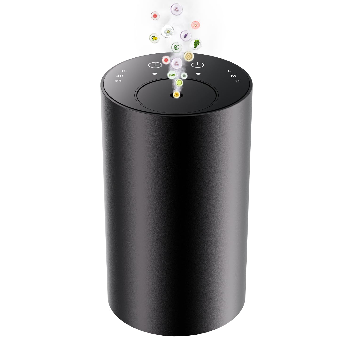 Sponsored Ad - Waterless Essential Oil Diffuser, Portable Aromatherapy Diffuser, Mini Scent Machine, Battery Operated, 1/4/8-Hour Timer, 20ml Capacity, 3 Mist Levels for Home, Car, Room Office,No included oil(Black)