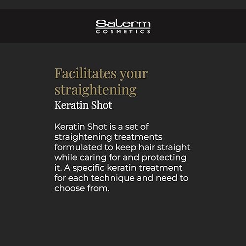 Miniatura 5 de SALERM - Keratin Shot - Champú Sin Sulfato - 16.9 fl oz - Preparación y Mantenimiento para Tratamiento Alisado de Queratina - Cabello Suave y