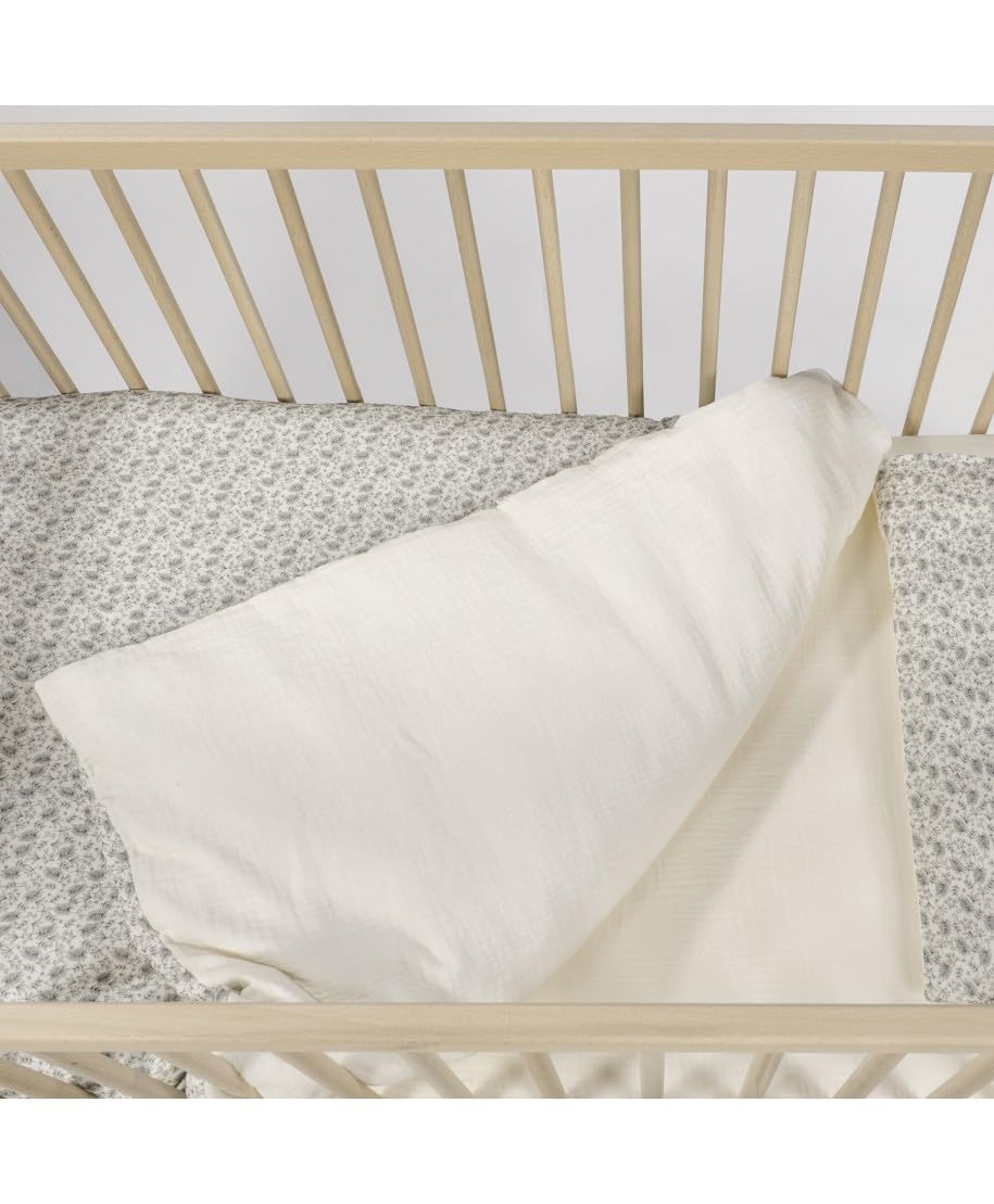 Edredón más sábana y almohada para cuna Gala de Walking Mum (MENTA)