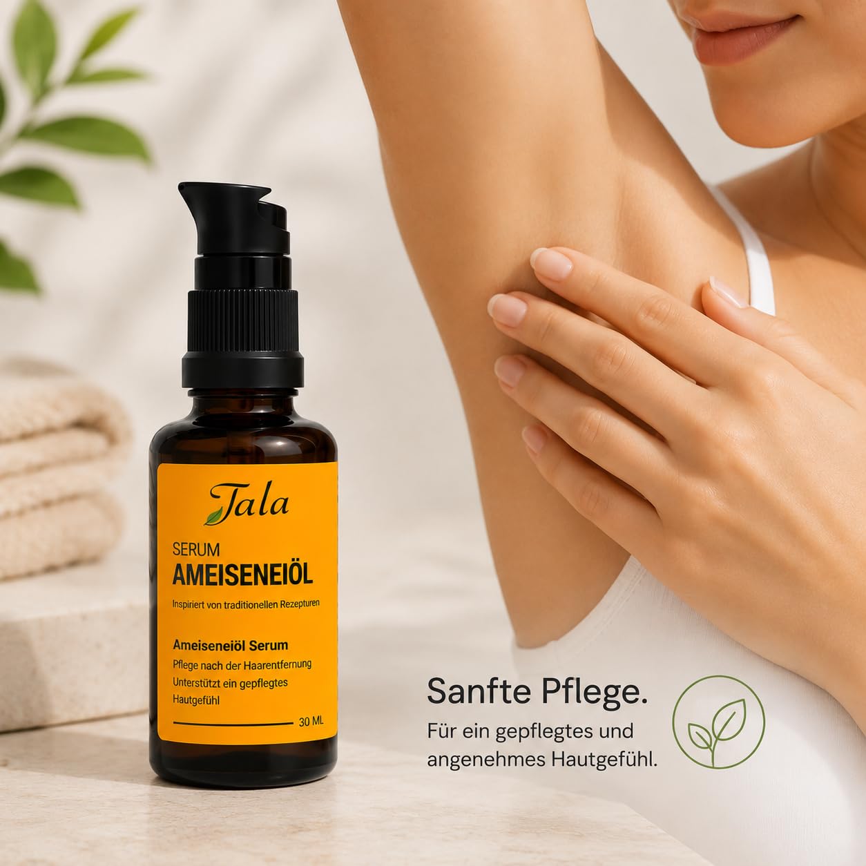 TALA Ameiseneiöl Serum 30 ml – Karınca yumurtası yağı – Pflegeöl nach der Haarentfernung mit Aloe Vera & Pflanzenölen – Für Gesicht & Körper – Hautpflege nach Waxing, Sugaring & Epilation (3er Pack)