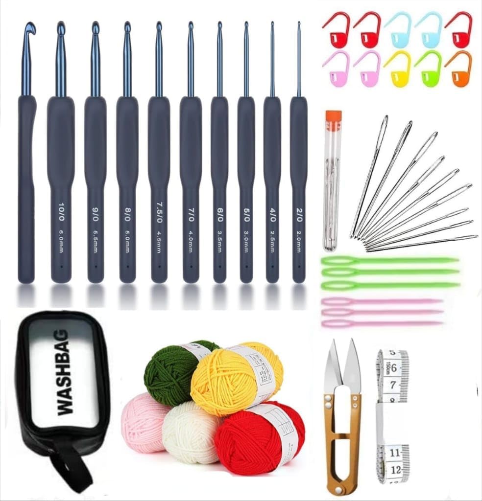Complete Crochet Kit for Beginners - DIY Starter Set -26