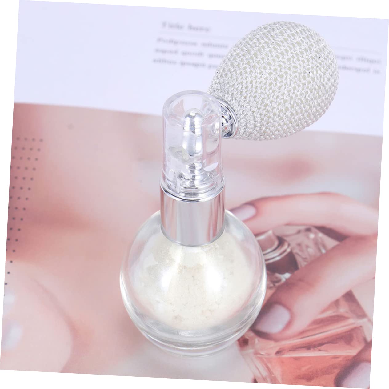 BELLIFFY 2sets Glittering Powder Sprayer Highlight Powder Bottle Makeup Spray Tool Body Spray Glitter Hair for Beauty 2pcs*2