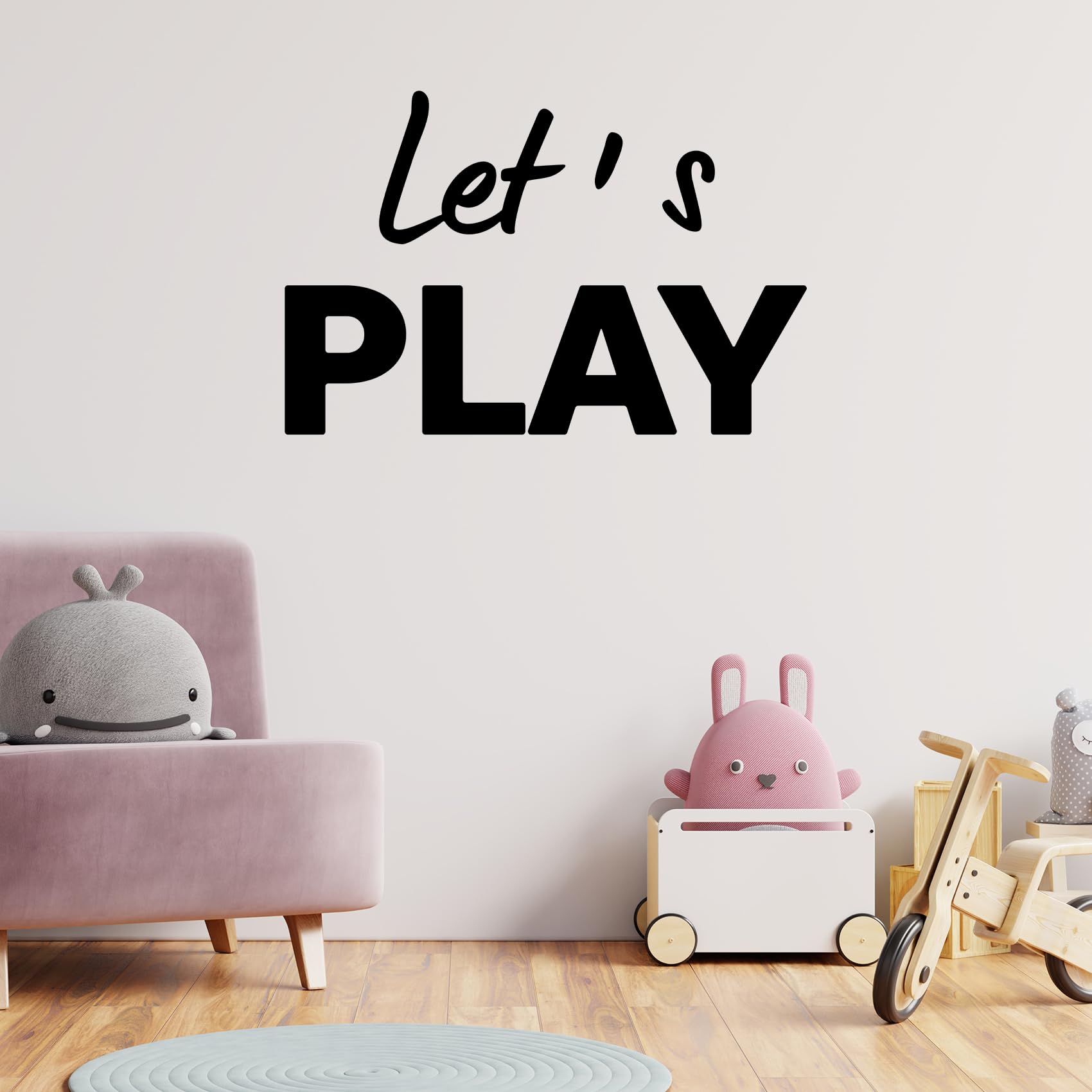 Let's Play Wall Decals Kids Room Vinyl Wall Stickers - Image 4