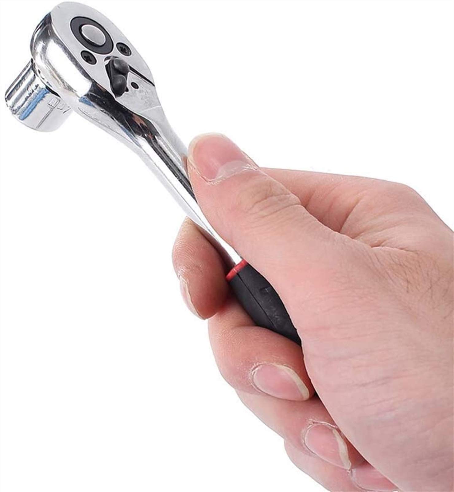 Klucze 46 szt. 1/4 i 1 cm Bit napędowy Torx Zestaw kluczy nasadowych kombinowanych narzędzi mocujących