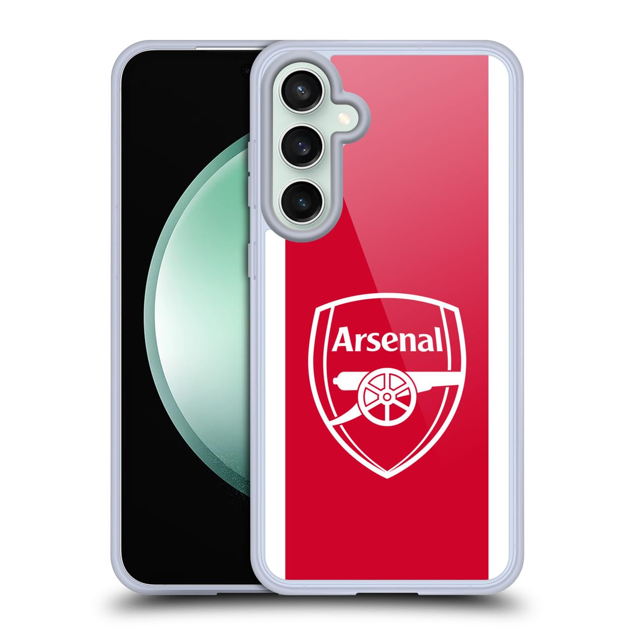 Head Case Designs Officially Licensed Arsenal FC Home 2025/26 Kit Gel Case [Military Grade Protection] Compatible With Samsung Galaxy S23 FE 5G