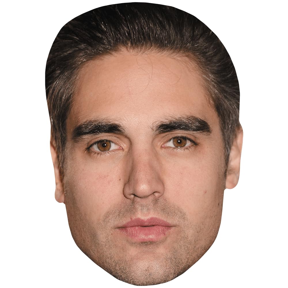 Celebrity Cutouts Lifelike Charlie Simpson (Stubble) Celebrity Mask, Flat Card Face, Fancy Dress Mask