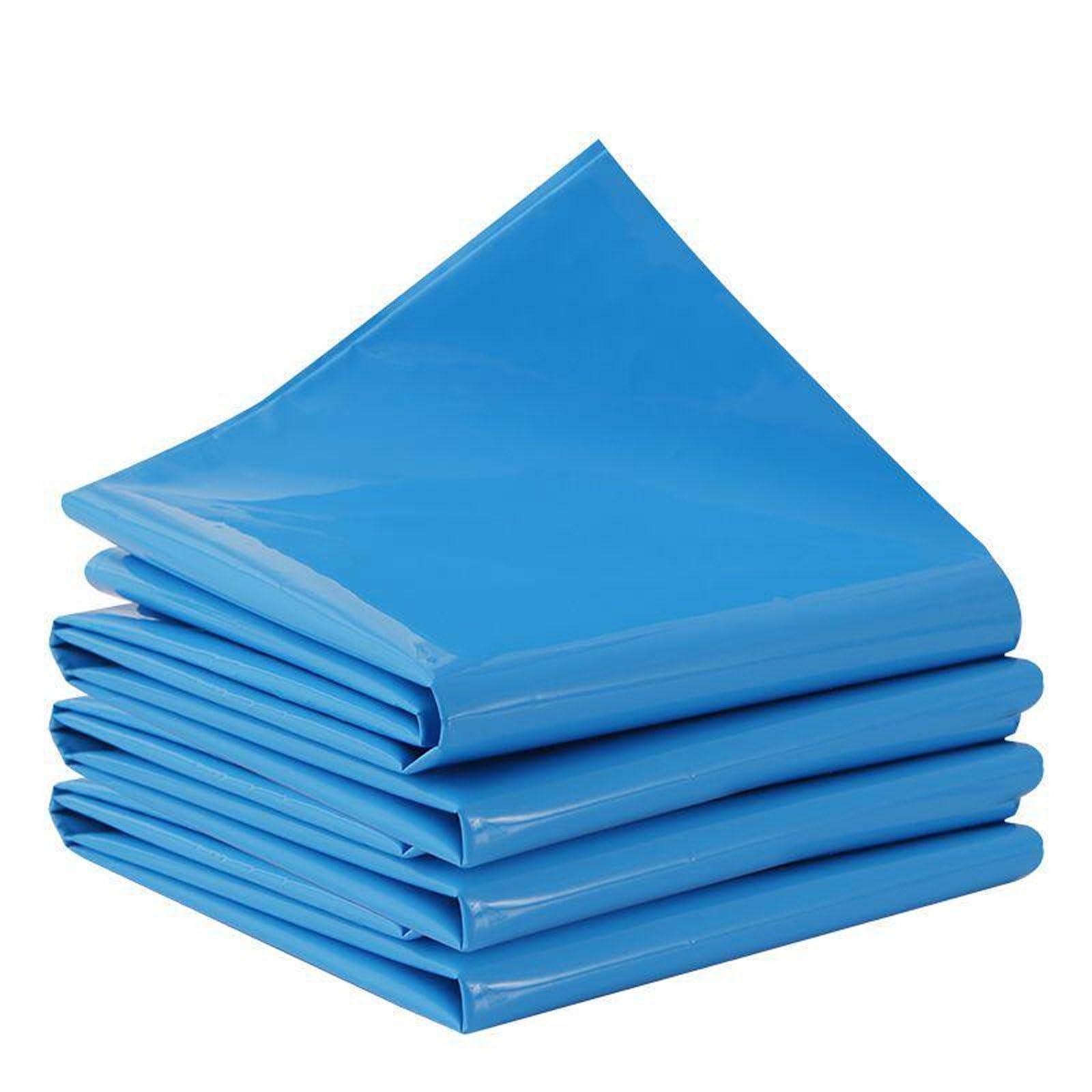 Telo per Laghetto da Giardino Blu in HDPE, 0,2mm, Telo Flessibile Pieghevole Impermeabile per Piscine E Laghetti, Fontana, Lago Artificiale, Cascate, Stagni per Pesci Koi(1x15m)