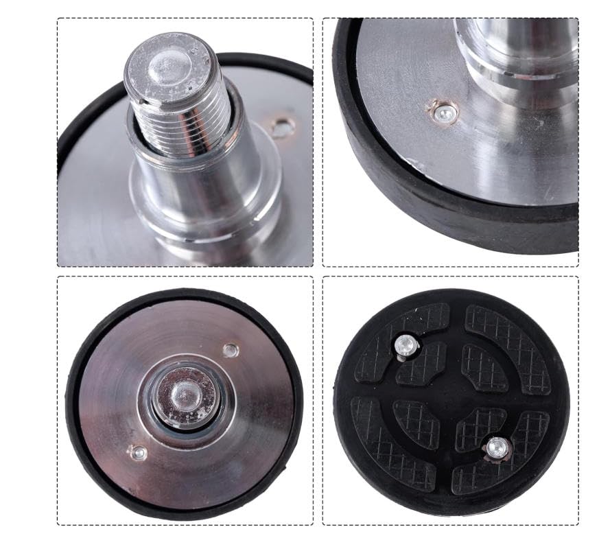 4 piedini in gomma per sollevamento auto più cuscinetti per gambe alte compatibili con fori di montaggio adattatori impilabili di diametro 50 mm