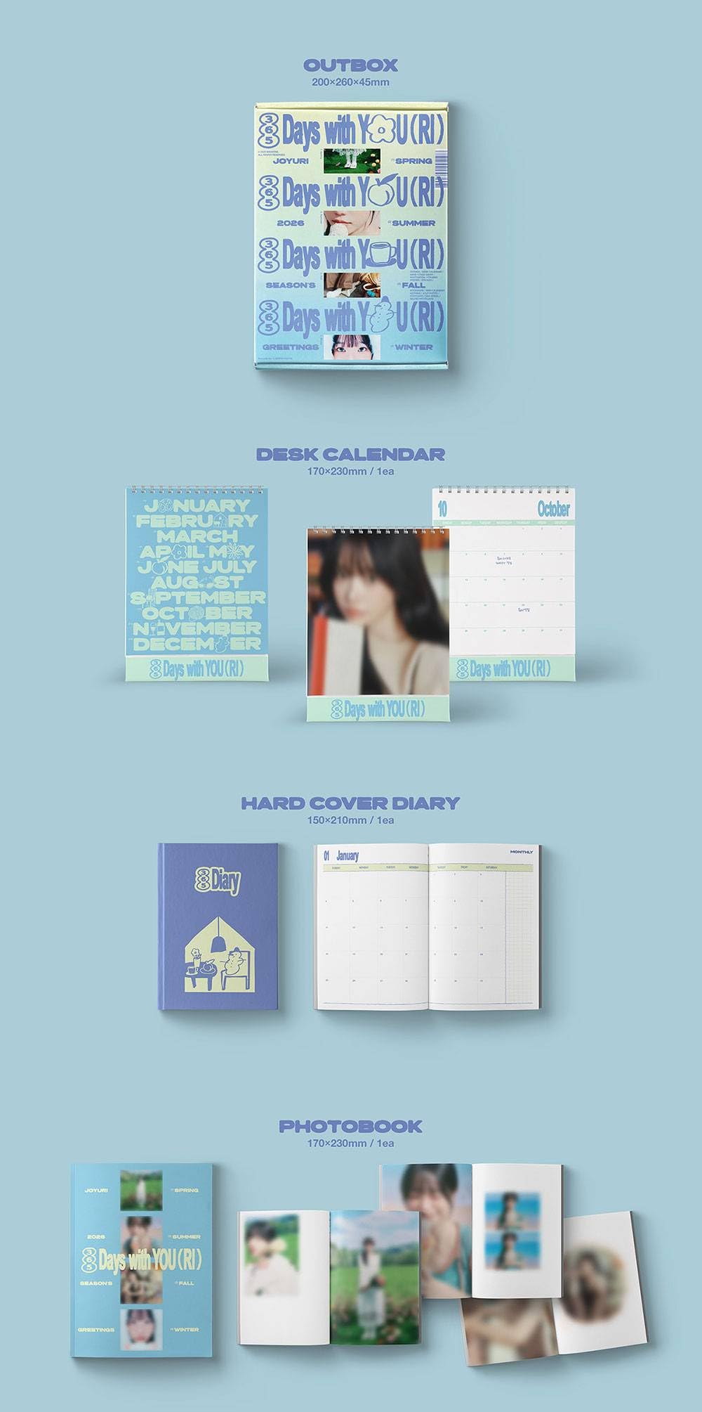 Amazon.co.jp: JO YURI (チョ・ユリ) - 2026 SEASON'S GREETINGS [ 365