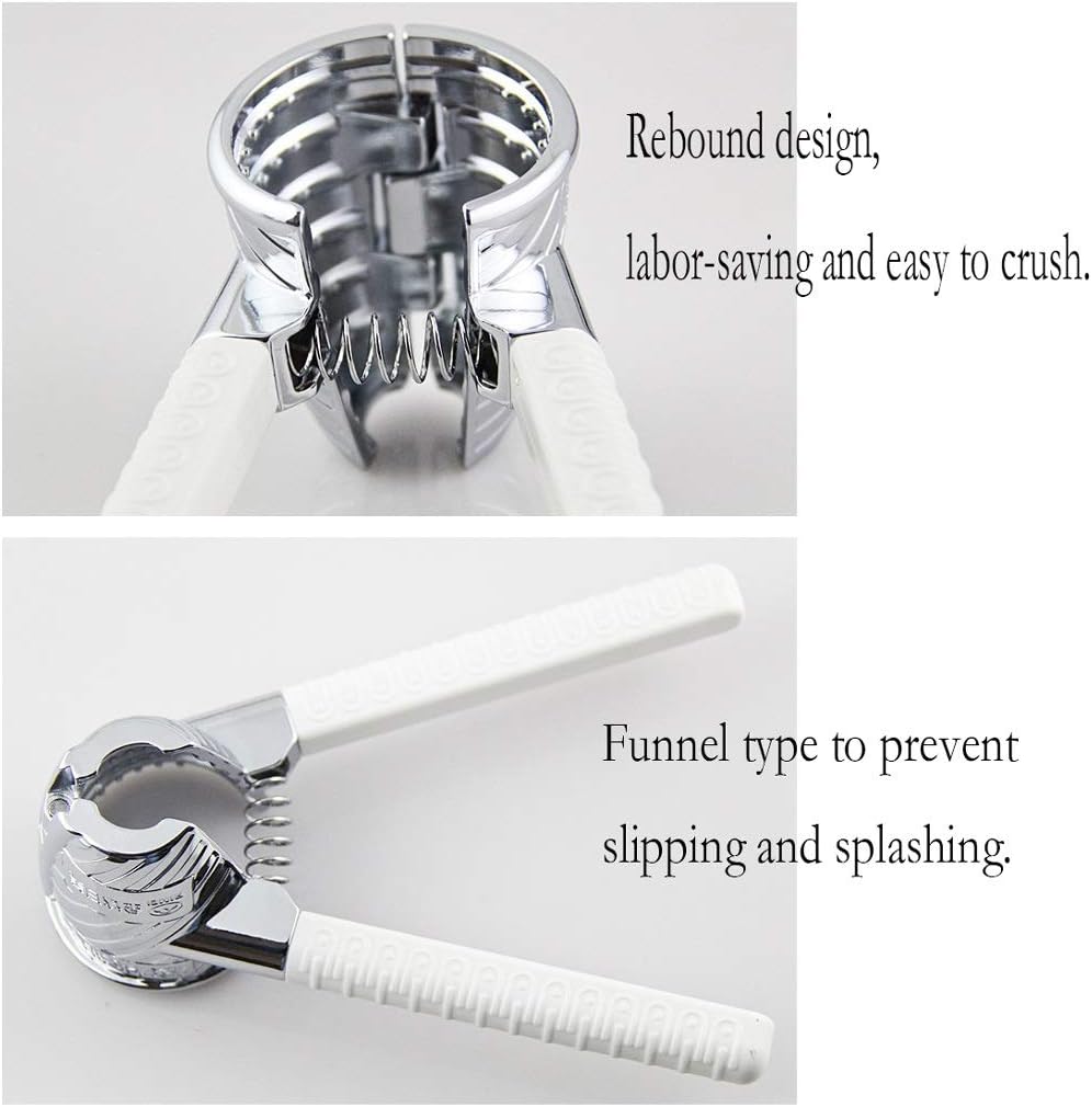 Nut Cracker/Plier Tool Nutcracker Peeling Walnut Tool Hazelnut Seed Pliers Household Multifunctional Nut Thickening Nutcracker/Cracker Opener (Color : Gray) (Gray)