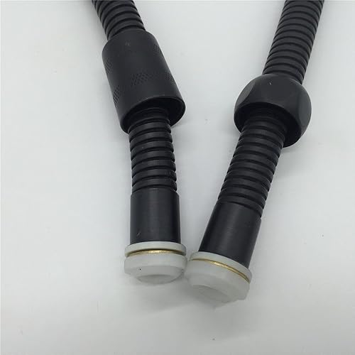 Miniatura 10 de Weirun Manguera de cabezal de ducha de acero inoxidable de 59 pulgadas, pieza de repuesto con acoplador de latón, cromado