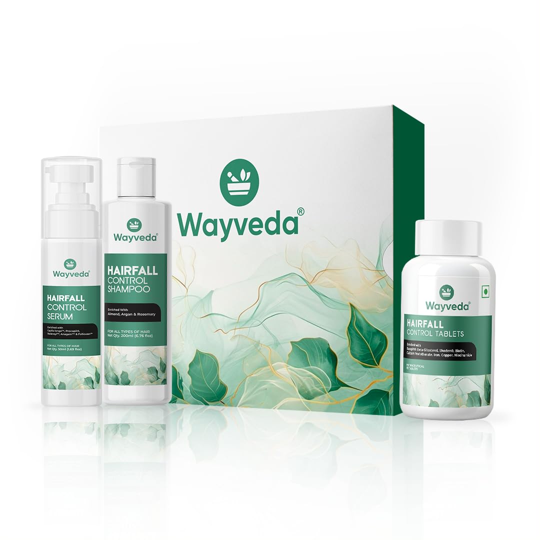 Hair Fall Control Kit with Shampoo, Serum, Tablets, Natural Ingredients, Rosemary, Argan, Biotin for Hair Growth-image-14