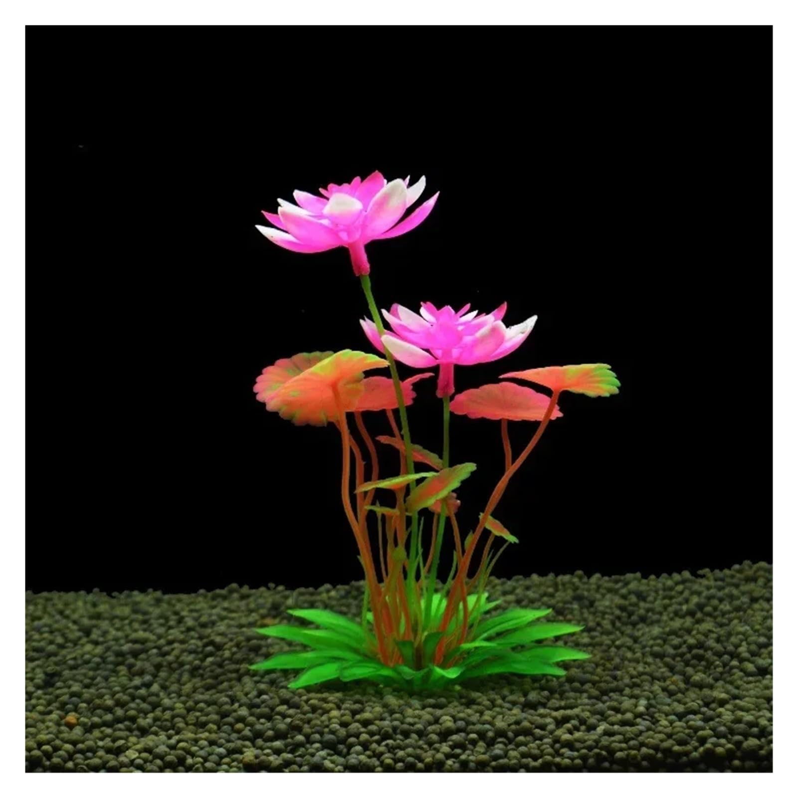 Aquarium-Kunstpflanzen, mehrfarbig, 4 Stück, Aquarium-Dekoration(Color 04)