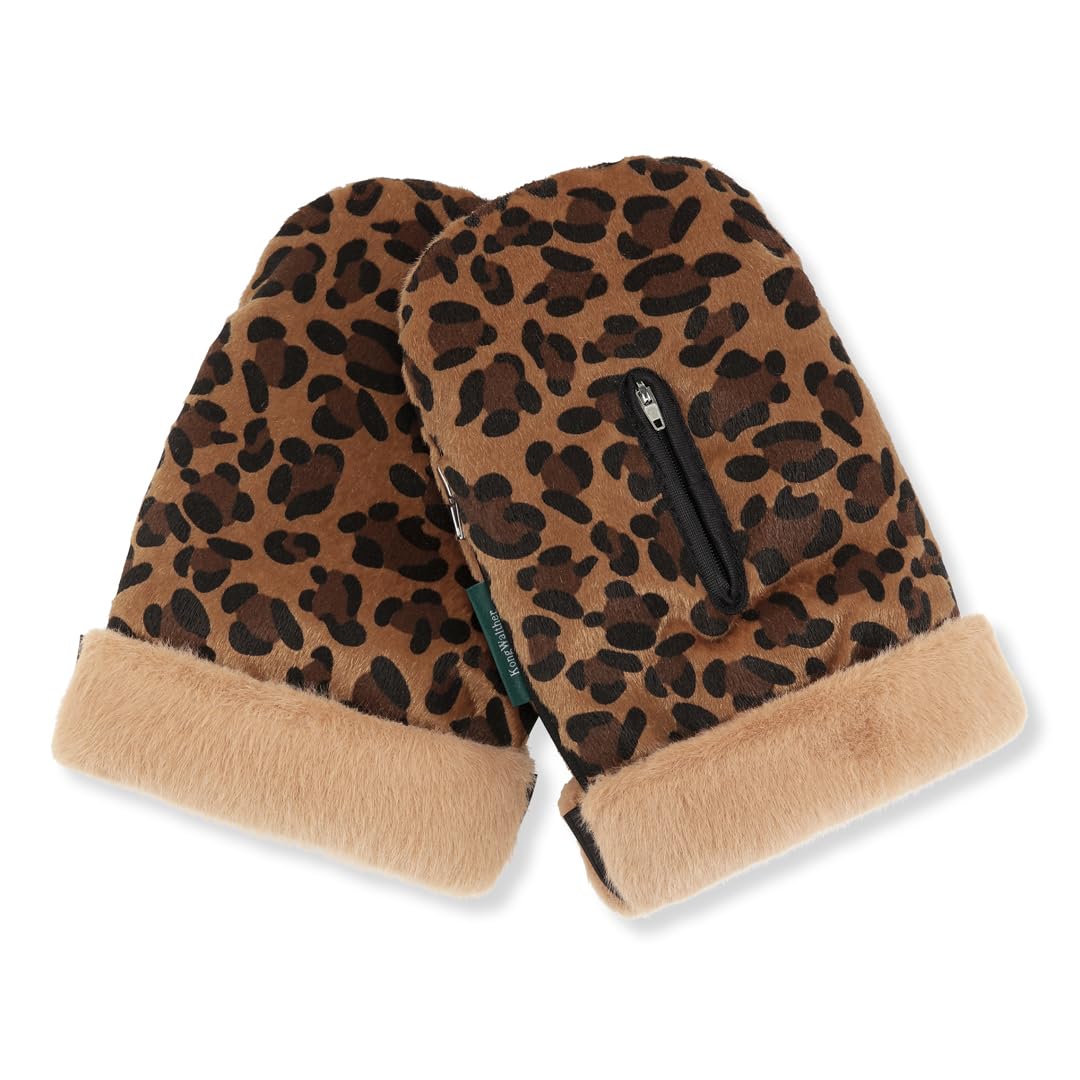 KONG.WALTHER diameter sterbro Pram Gloves, Leopard