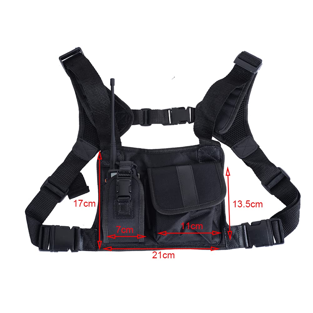 Amazon.com: LSENG Radio Chest Harness Tactical Vest Men Walkie