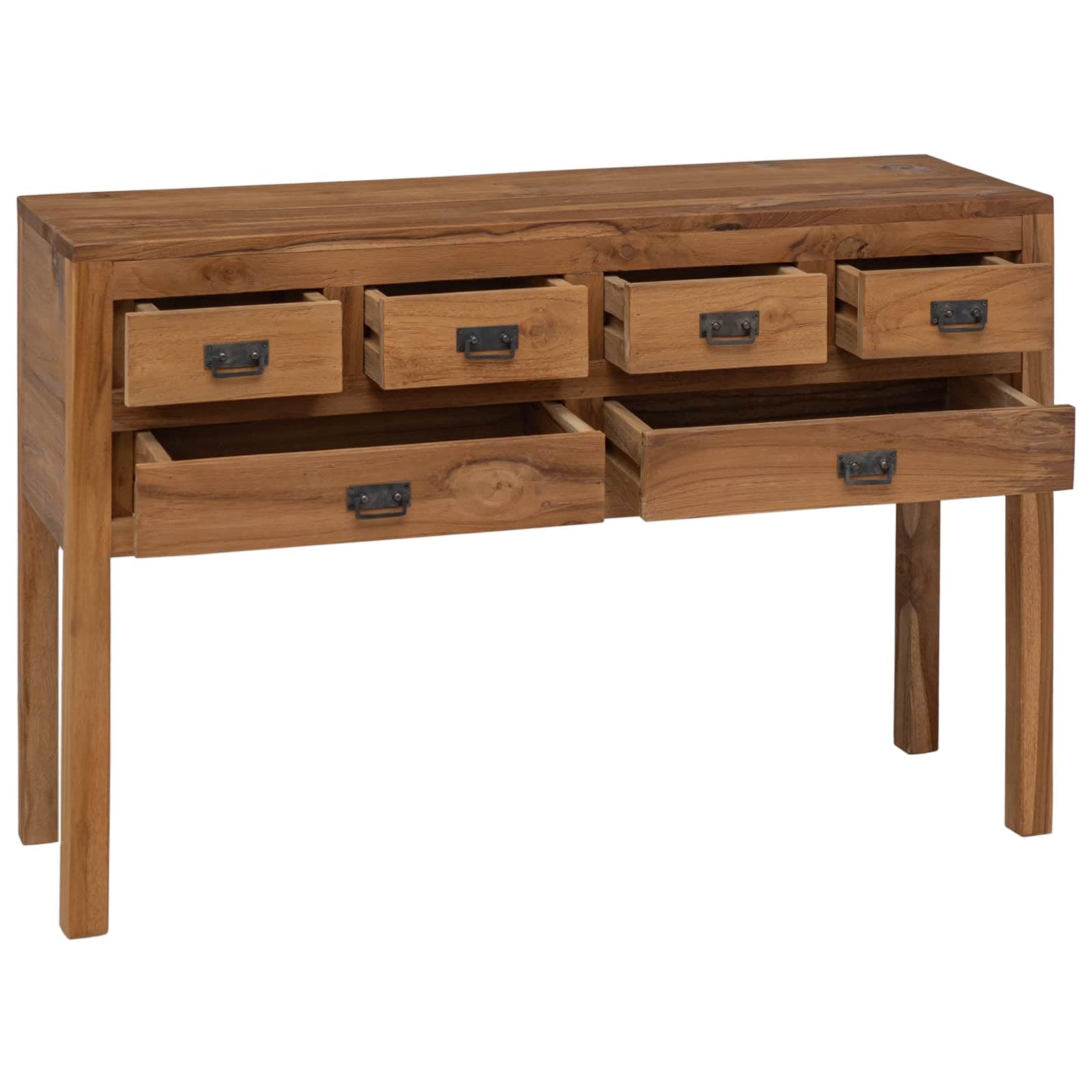 Buffet 110 x 35 x 75,5 cm Bois de teck massif