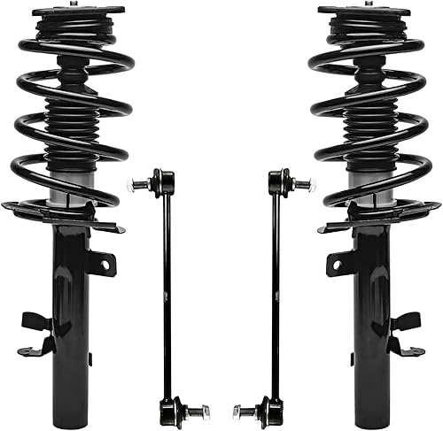 Miniatura 33 de Detroit Axle - Kit de puntales delanteros para Volvo C30 C70 S40 V50, 2 puntales muelle helicoidal 2 estabilizador, barra estabilizadora, enlaces