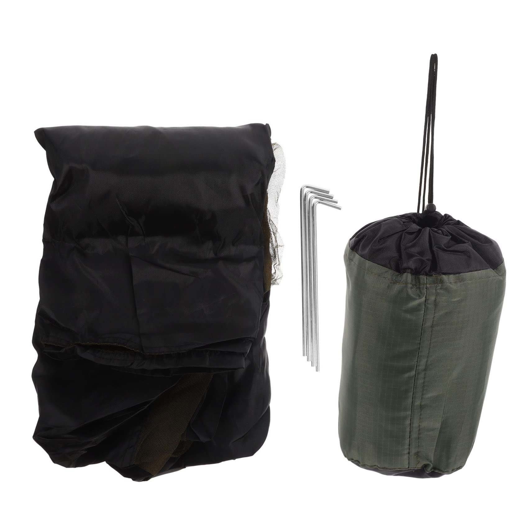 Moustiquaire de camping portable à zip tente de voyage anti-insecte haute densité