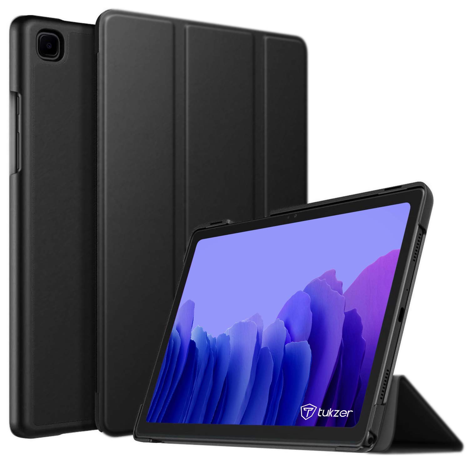 Tukzer Case Cover for Samsung Galaxy Tab A7 10.4 (2020) - [SM-T500 / T505/ T507] Ultra Slim Lightweight Hard Back Trifold Smart Stand Flip Folio (B08K4QD7PH) Amazon Price History, Amazon Price Tracker