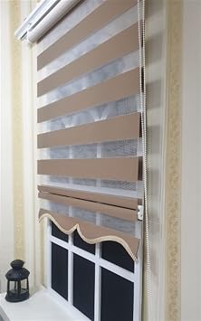StorBurada Zebra Stor Perde S tl  Kahverengi ST 035