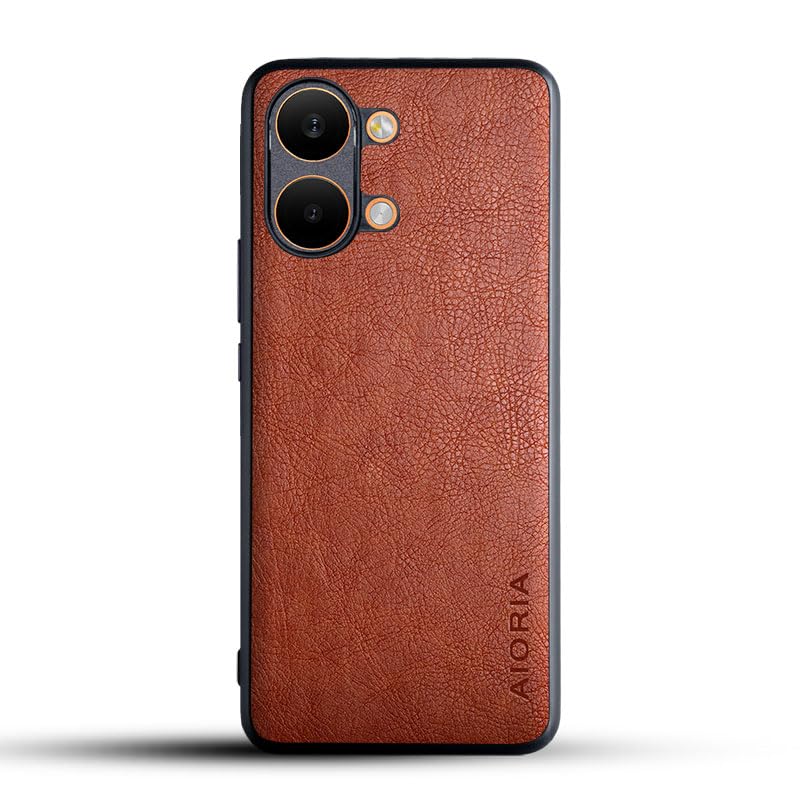 Protection Xiaomi Poco X8 Pro Max 5G étui similicuir mince couleur marron