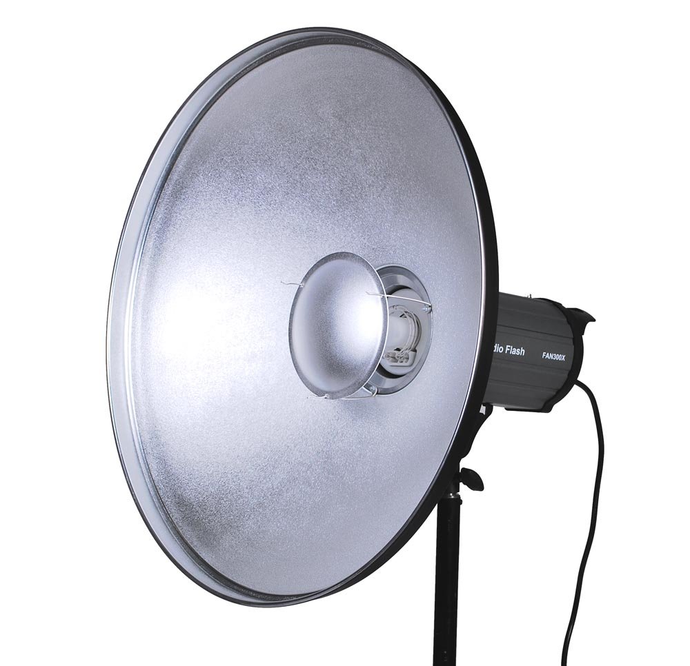 Beauty Dish 70cm inkl. Gitter (Wabe), Bowens und walimex