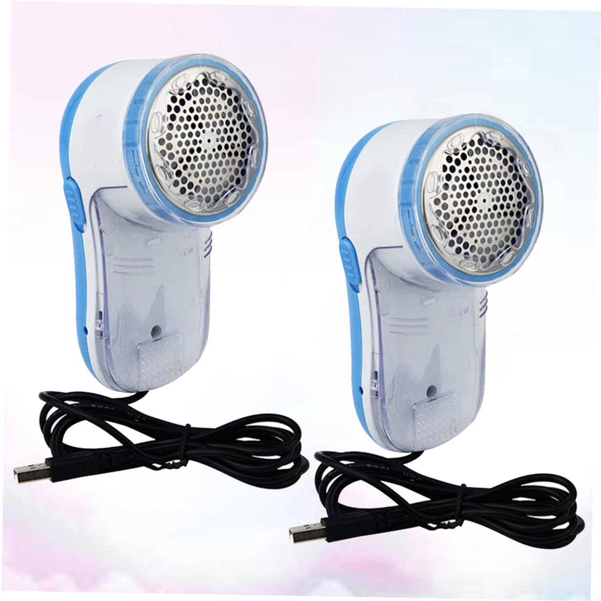 2piezas Recortador De Bolas De Pelo Usb Quitapelusas Para Ropa Alfombras y Cortinas Unidades Quitapelusas Para