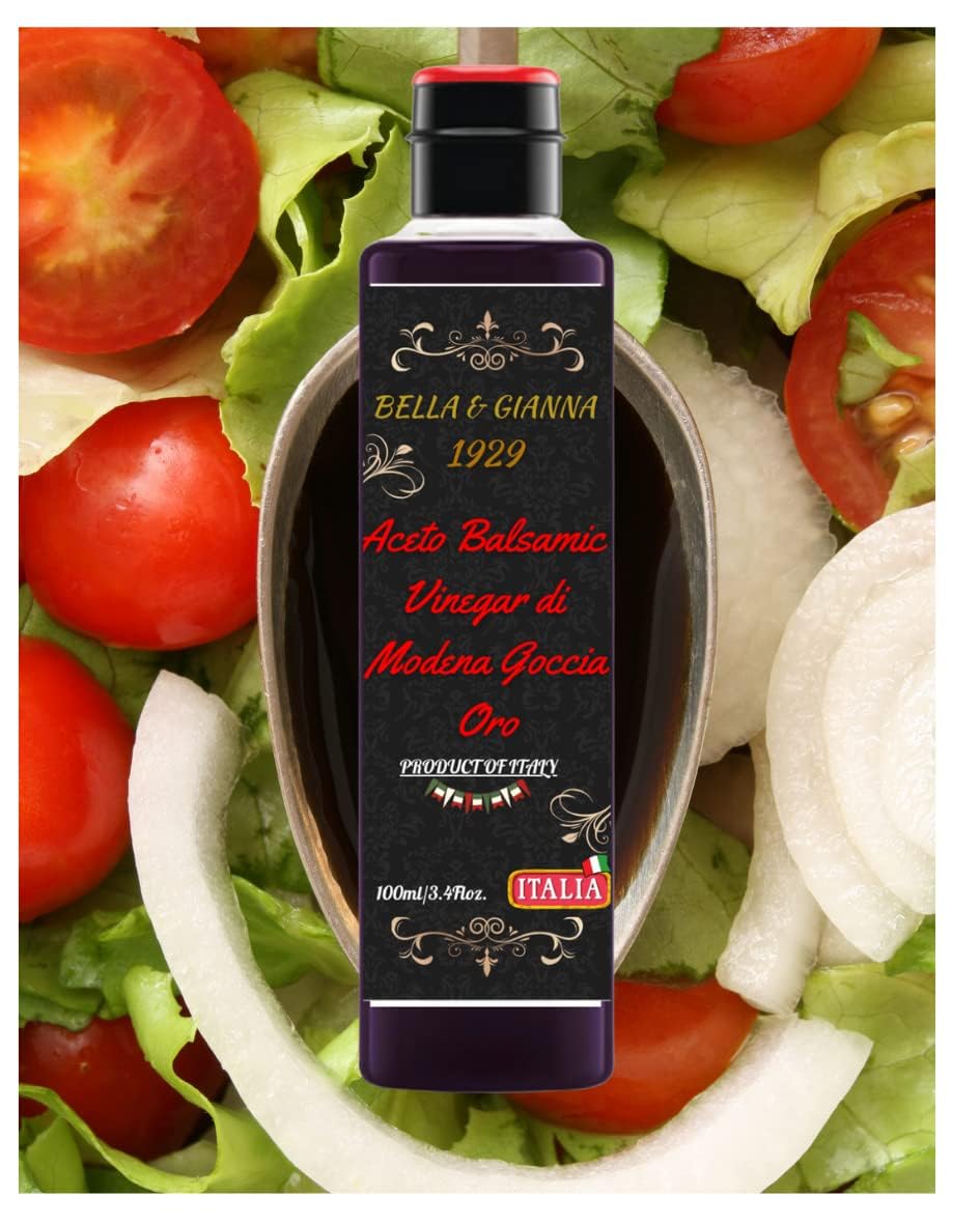 La Aromatic Bella&Gianna Aged Aceto Balsamic Vinegar Di Modena-100Ml-Italy Origin/Original Aged Balsamic Vinegarof Modena - Image 2 thumbnail