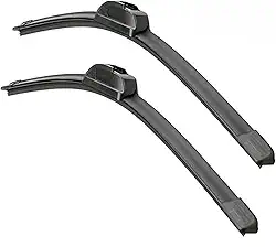 Par de Palhetas Limpador de Para-brisa 20" Polegadas de Silicone com Proteção para Chuva