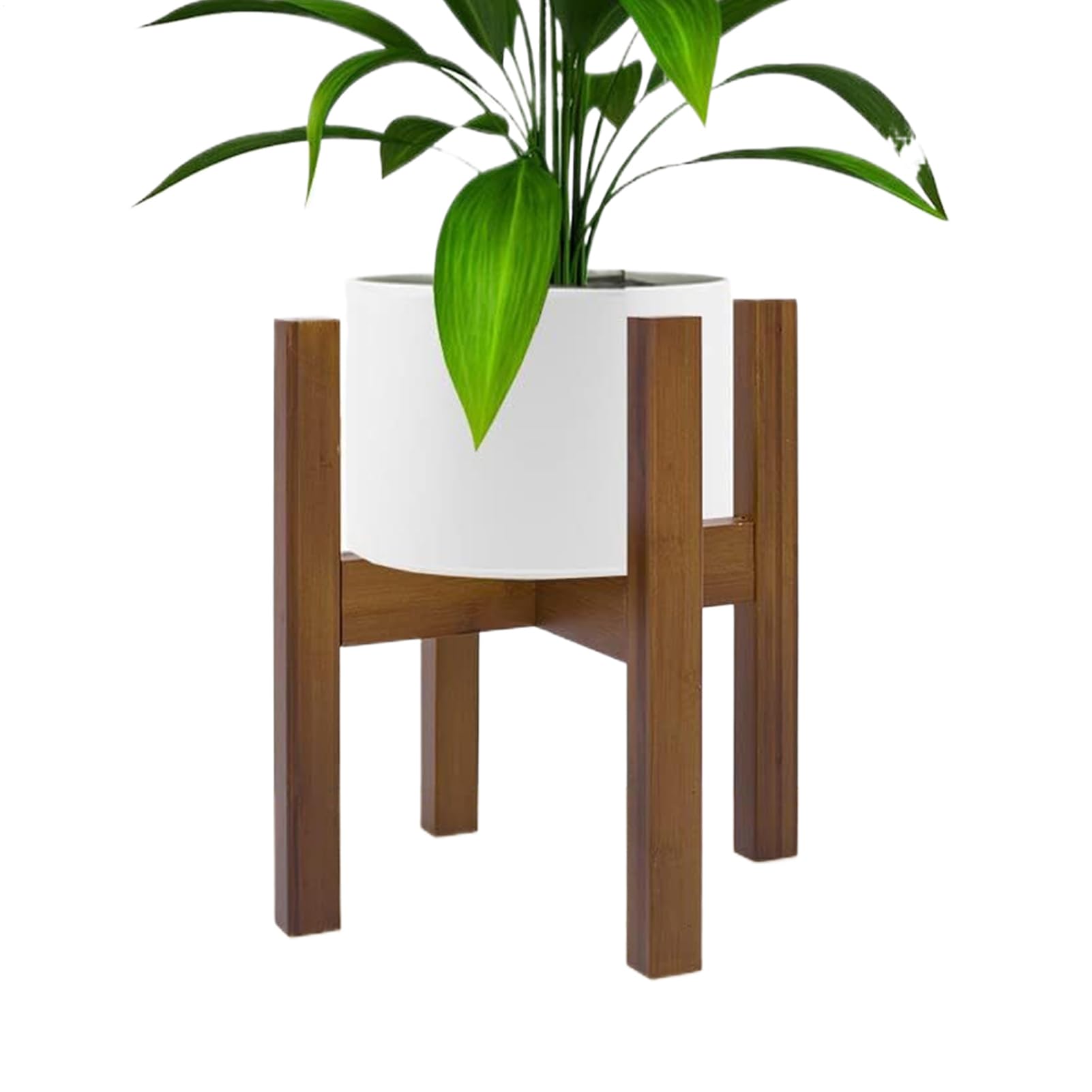 Étagère en bois extensible pour décorer le salon et le balcon fleuri