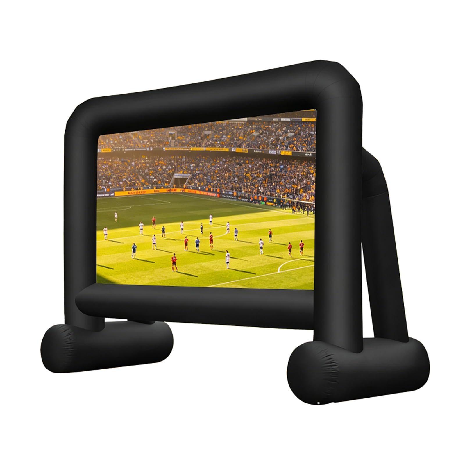 Schermo gonfiabile per proiettore, 4,9 m, portatile, per esterni, per feste in cortile, ideale per serate cinematografiche, eventi sportivi e home cinema