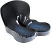 HoldOneLight Orthopedic Seat Cushion with Backrest [Side Support & Comfort] Seat Cushion for Office Chair & Car - Ergonomic Seat Pads Coccyx Cushion Standard Style - Dual Grey