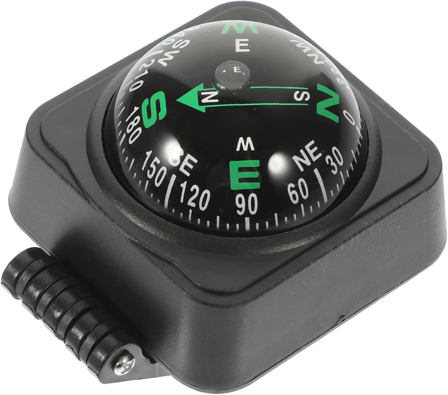 Car Dashboard Compass Ball Dash Mount Navigation Compass Outdoor Driving Boating with Base