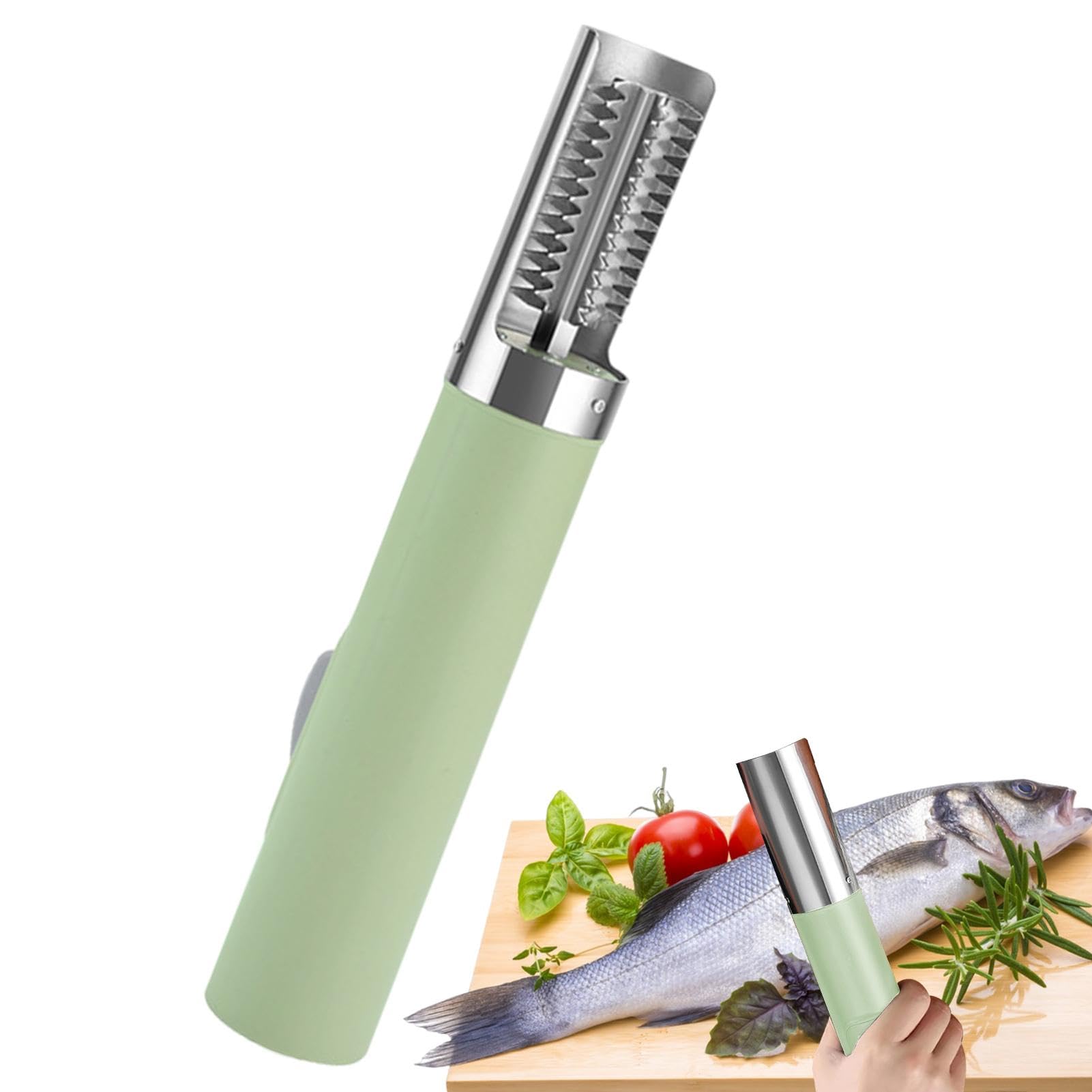 Détartreur de poisson électrique sans fil et écailleur automatique avec manche ergonomique