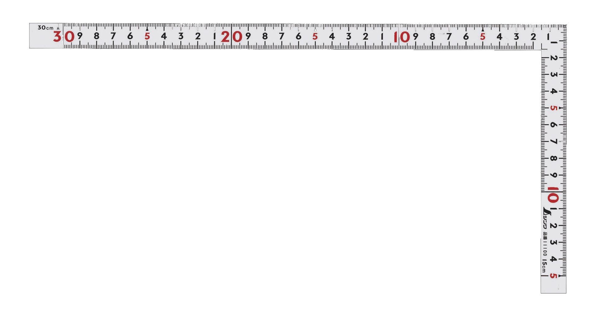 Shinwa Sokutei Stahlwinkel [30 cm] Weiß 11100 (Japan Import)