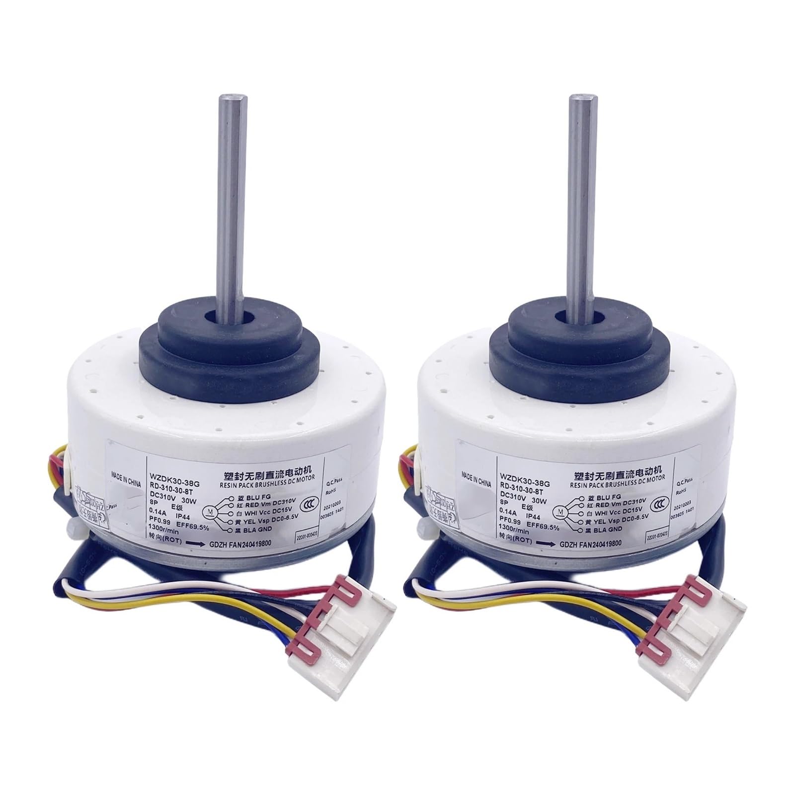 2x WZDK30-38G Klimaanlagenmotor RD-310-30-8T DC Bürstenloser Lüftermotor 30W Wechselrichter Klimaanlagenmotor Gleichstrommotor