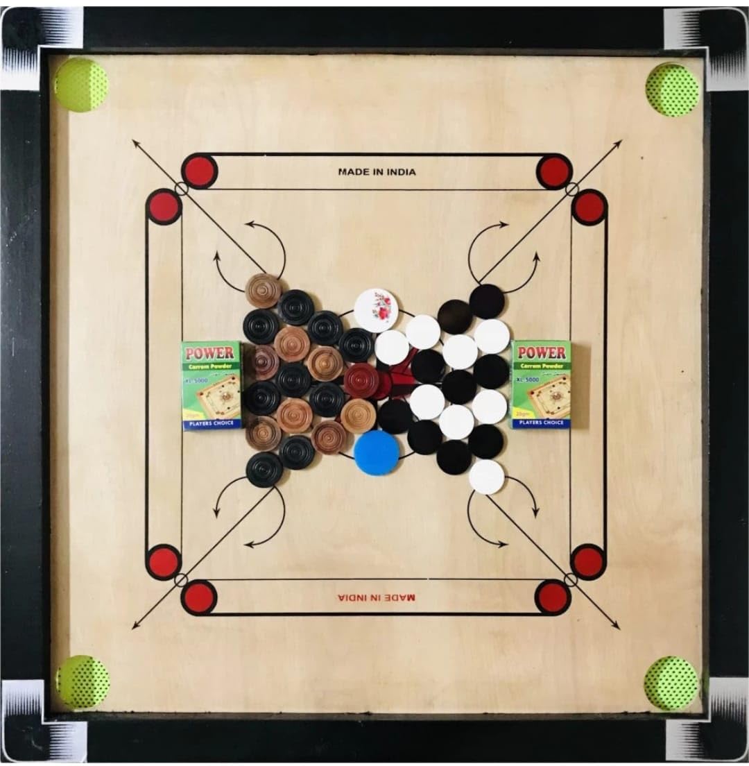 GOLS Wood Carrom Board Small Size 20X20 with two set coins,striker & powder 8 cm Carrom Board (Multicolor) (B0CY5JKR79) Amazon Price History, Amazon Price Tracker