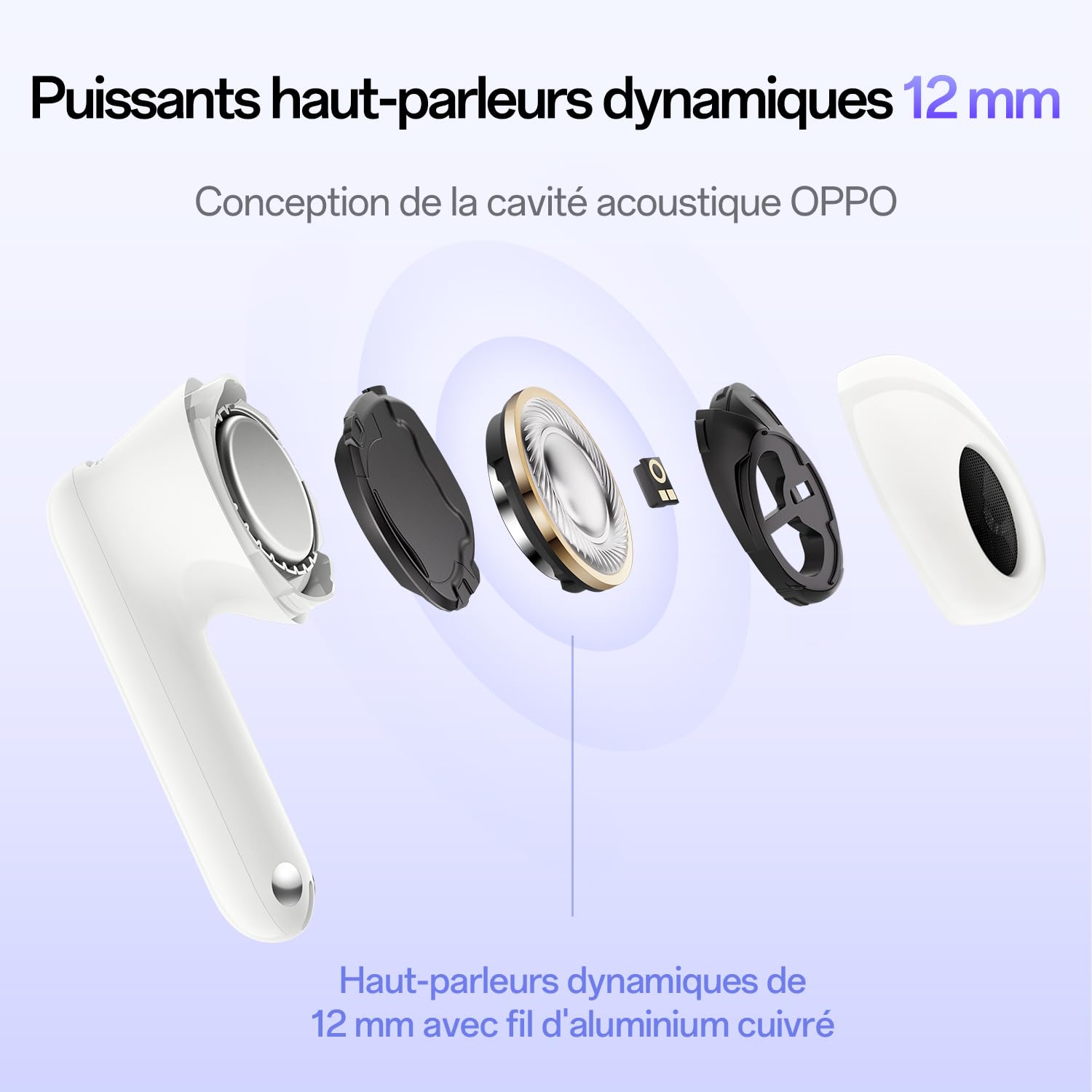 OPPO Enco Air5s True Wireless Noise Cancelling Earbuds Midnight Black