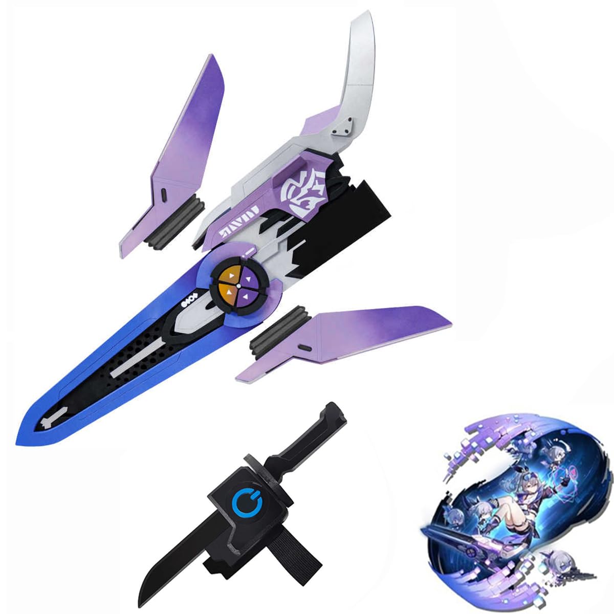 スターレイル　銀狼コスプレ　武器 崩壊：スターレイル 銀狼 武器+足飾り コスプレ道具 コスプレ衣装