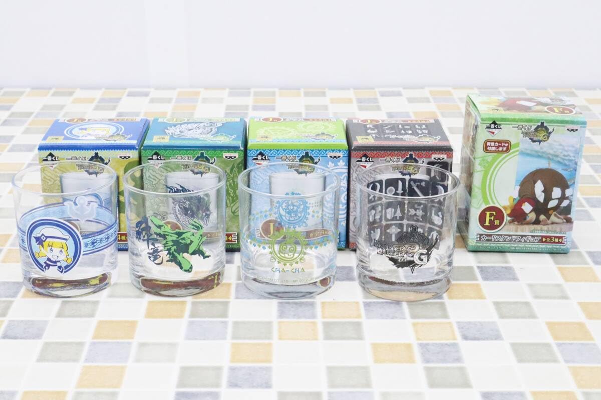 Amazon.co.jp: モンハングッズ｜モンハン 一番くじ MH3G グラス J賞 全
