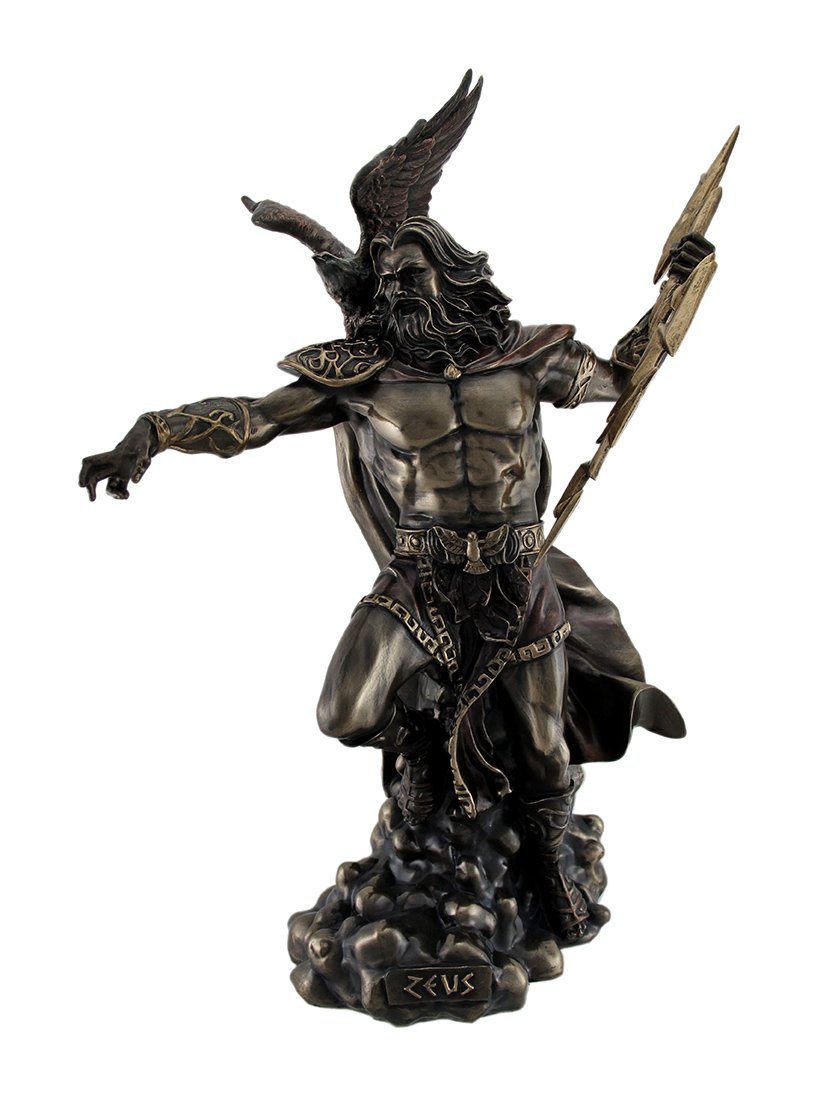 Buy Veronese Design Zeus Greek God of Thunder w/Aetos Dios Wielding