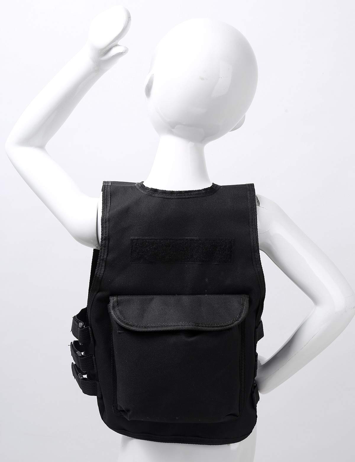 Gilet Tattico Camuffamento Bambino Giacca Mimetica Multi Tasche CS Pesca Allenamento Esercito Combattimento Giubbotto Giochi Aperto
