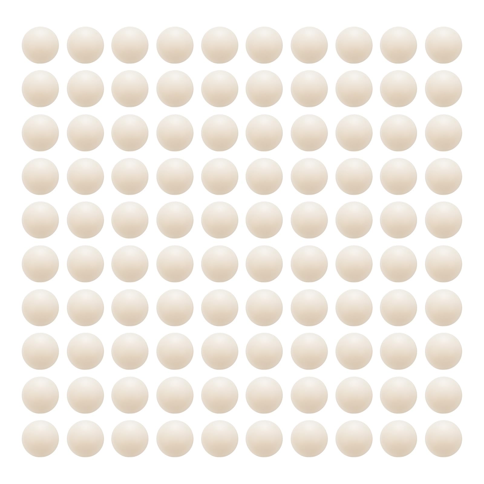 QUARKZMAN 100 Piezas Bolas Rodamiento Nylon 6 mm Plástico Sólido Precisión