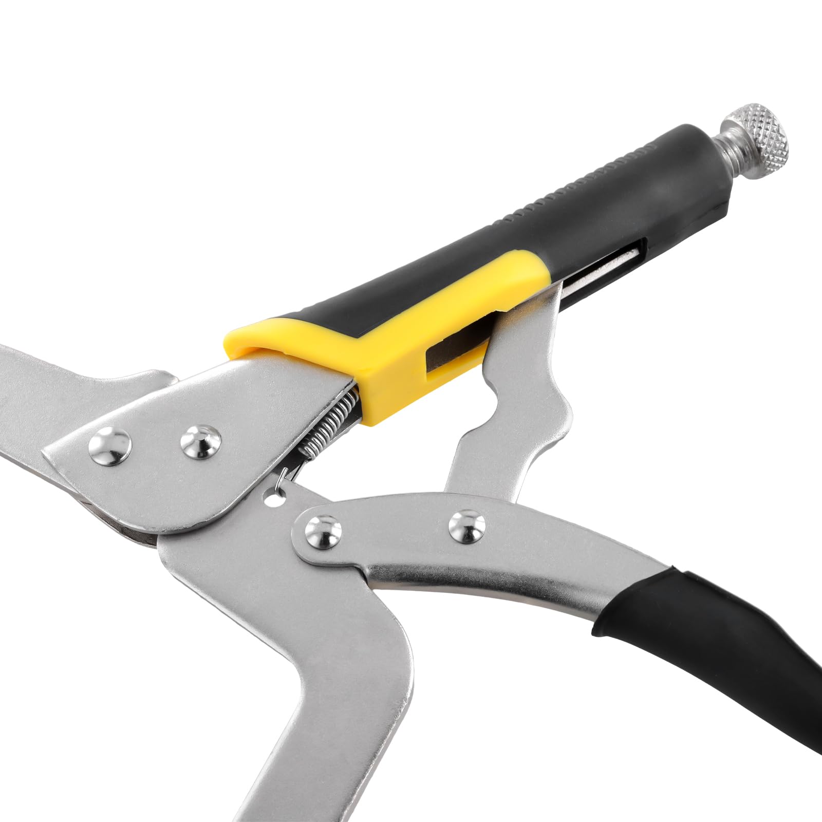 Lot de 3 Serre-joints en C, Pince Étau en Acier Robuste 11 Inch, Ouverture Max 8 cm, Pince de Serrage pour Travail du Bois, Soudure & Bricolage