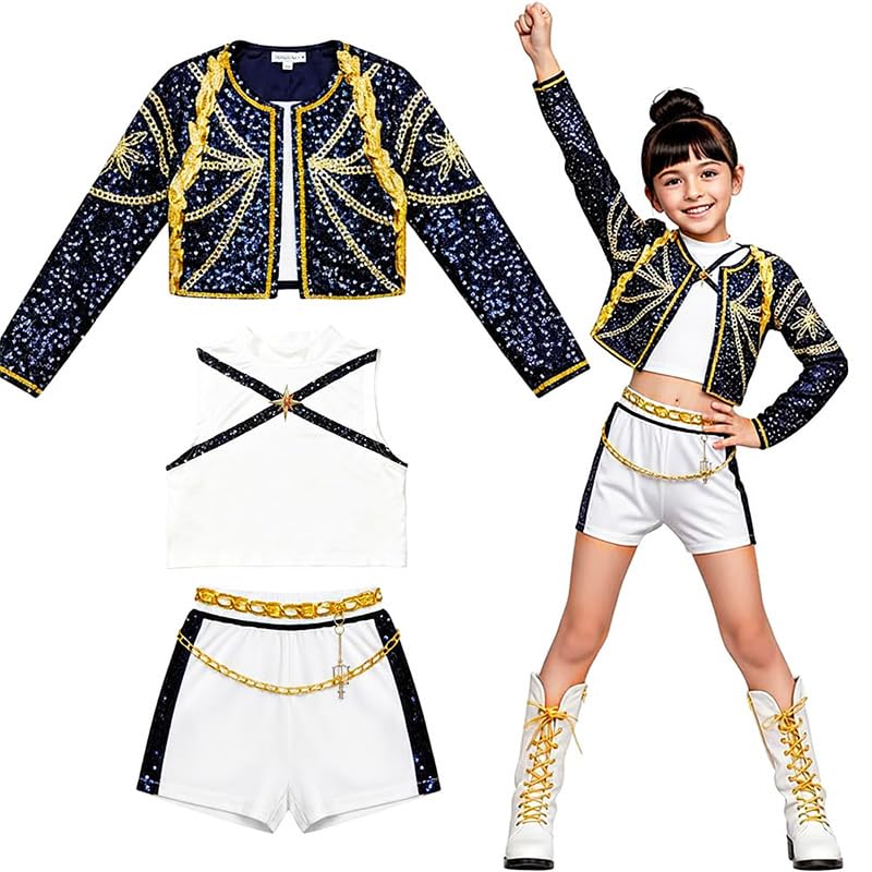 LSYCSYLY Disfraz K-pop Hunters Rumi – Disfraz de Guerreras K-pop para Niñas &...
