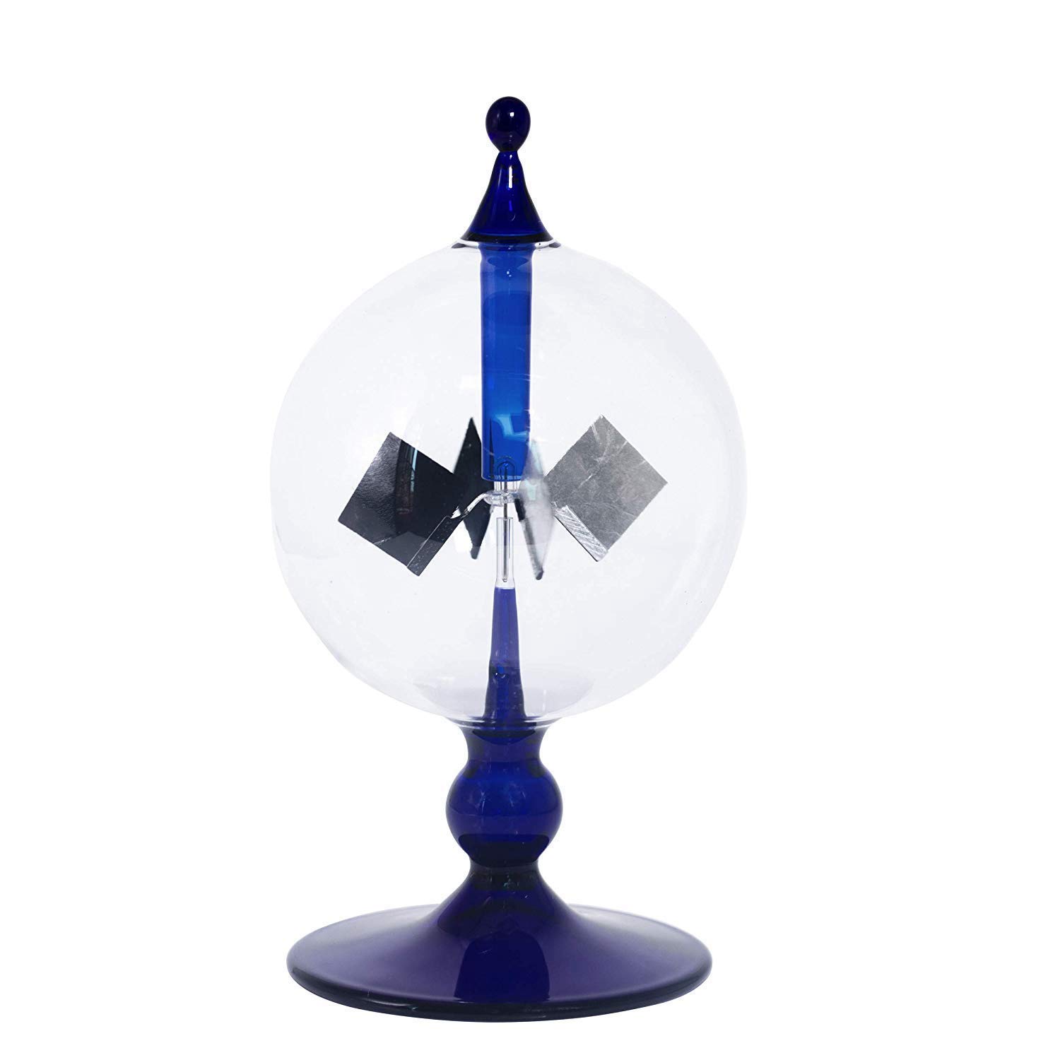 Blue Solar Power Radiometer Sunlight Energy Crookes Vanes Home Desk Decoration