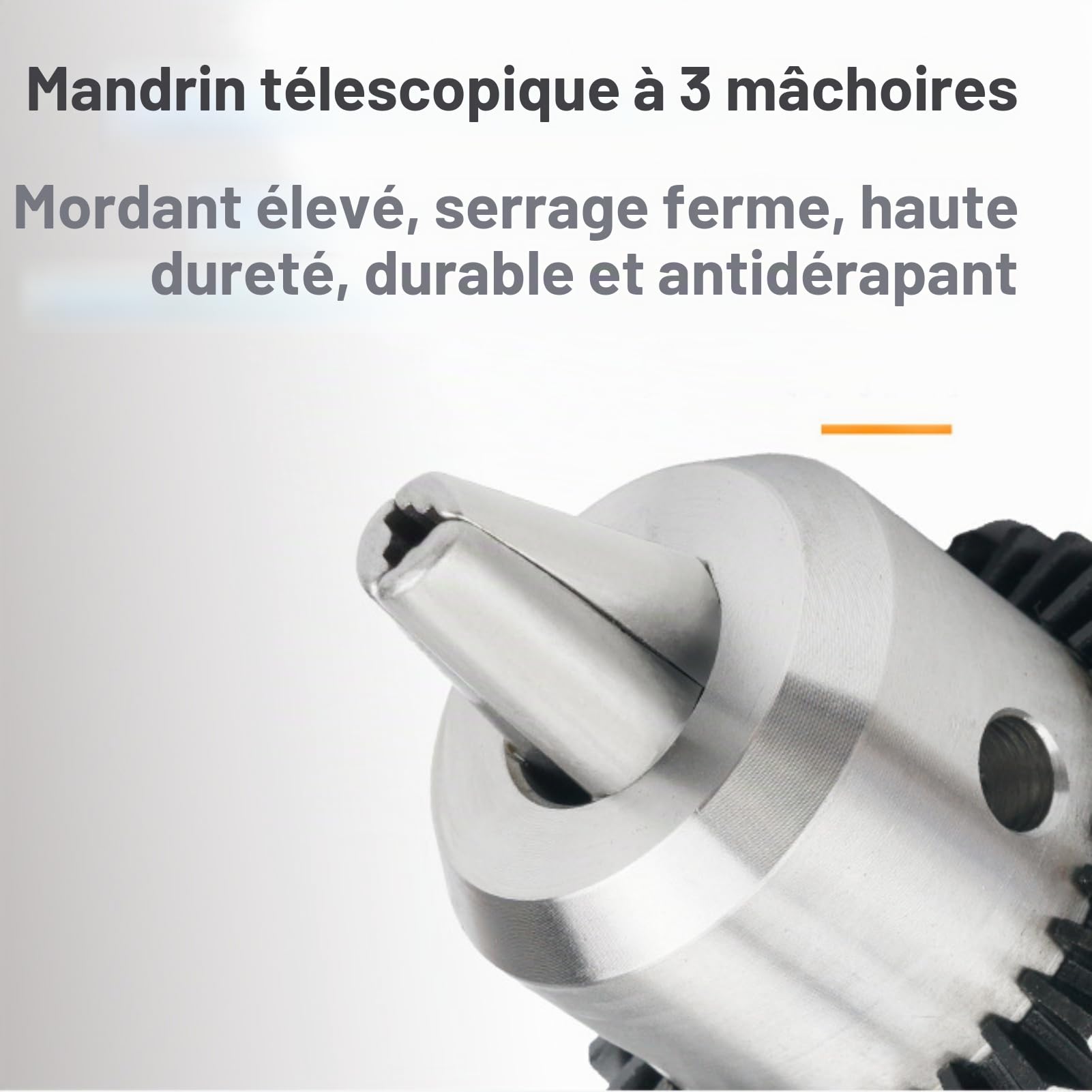 Mandrin de perçage 3,0-16 mm 1/2-20UNF - Type de clé - Adaptateur SDS Plus - Accessoires pour marteau perforateur - Perceuse à percussion - Couronne dentée